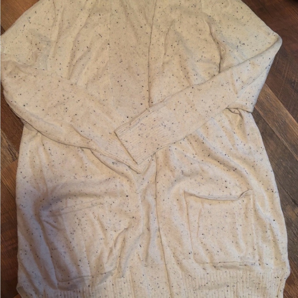 Old Navy Cream Speckled Cardigan